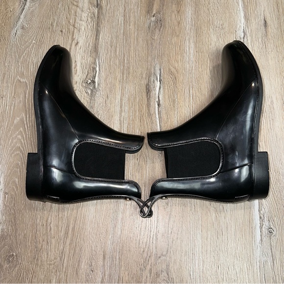 Sam Edelman Women's Waterproof Tinsley Rain Ankle Boots Glossy Rubber US 10M 40 - Picture 5 of 12